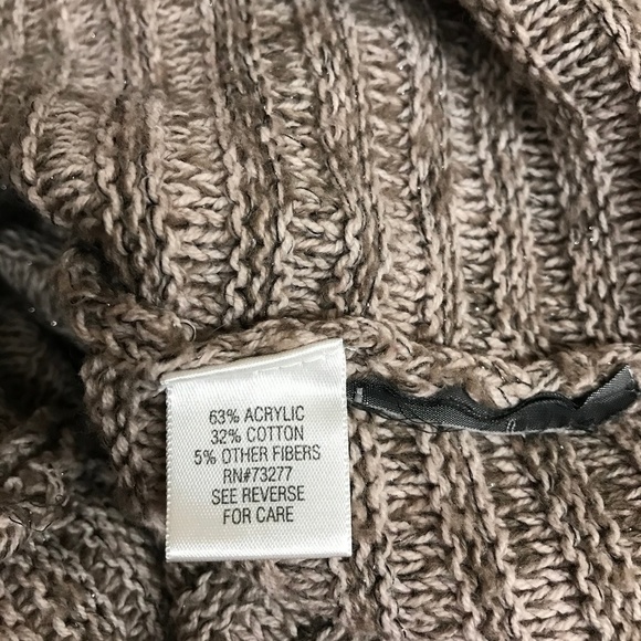 Vera Wang Mauve Sparkle Long Sleeve Sweater BB802 - Picture 5 of 5